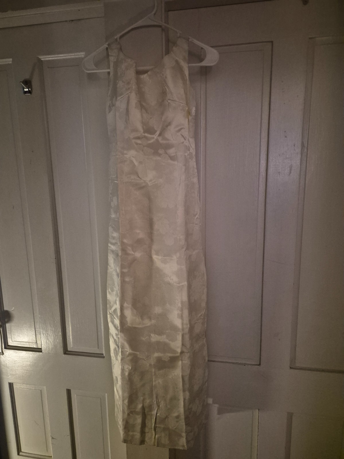 Rare Vintage 1960s Bridal Ensemble 3-Pc Set-Floral Brocade Dress, Coat, Veil Hat