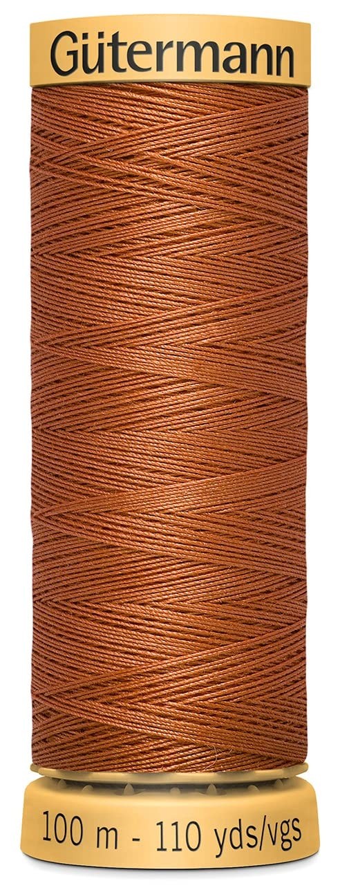 Gutermann Natural Cotton Thread 110 Yards-Coral Copper