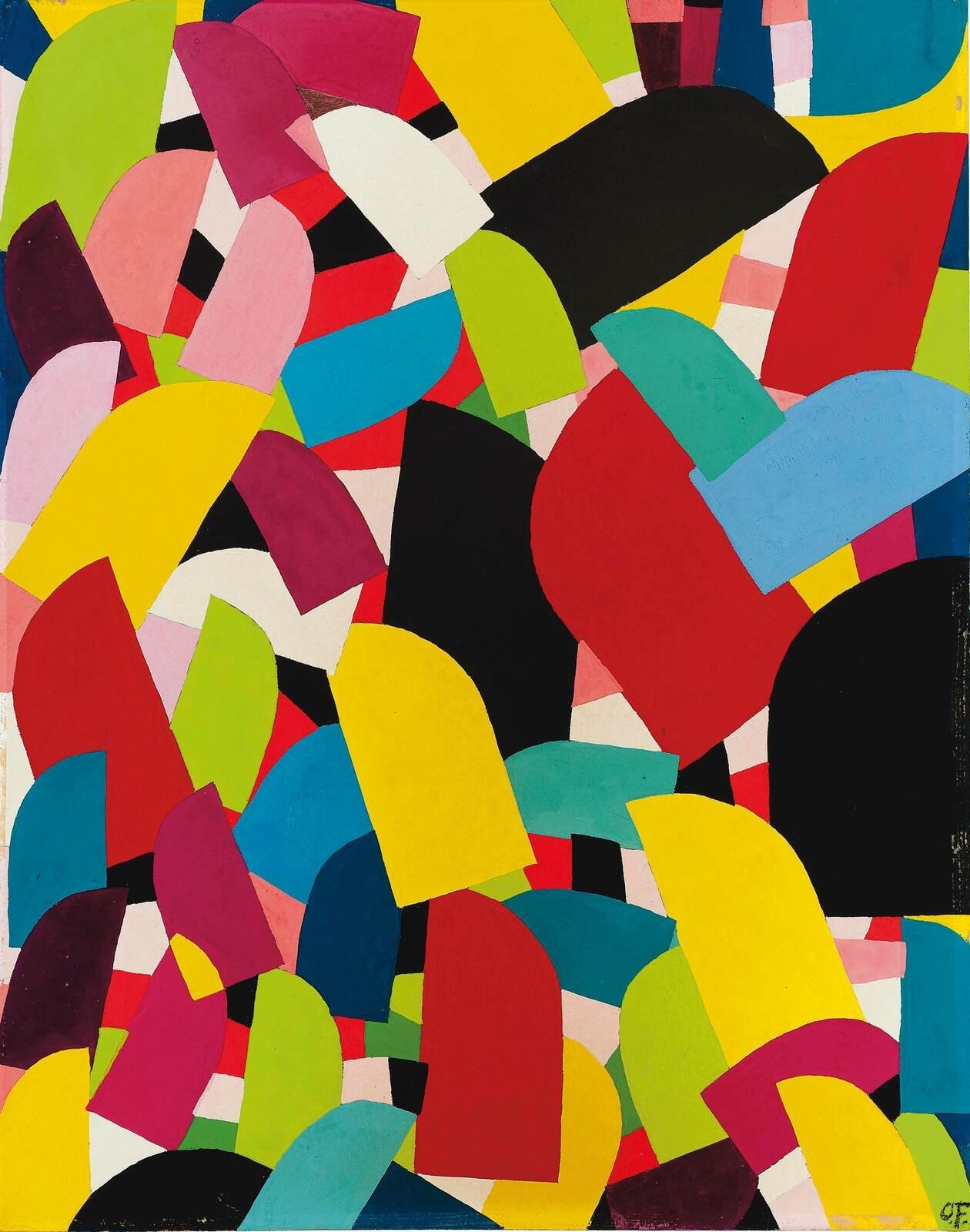 Otto Freundlich : Untitled : Geometric Abstraction Print 1936