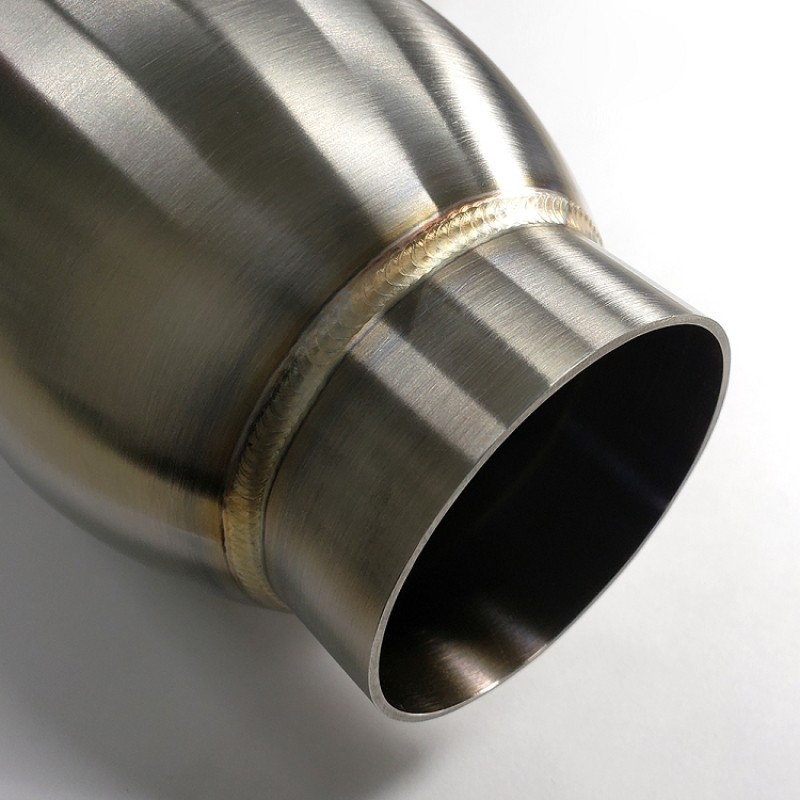 Stainless Bros For 3.5-inch Round Bullet Resonator With 12-inch Length