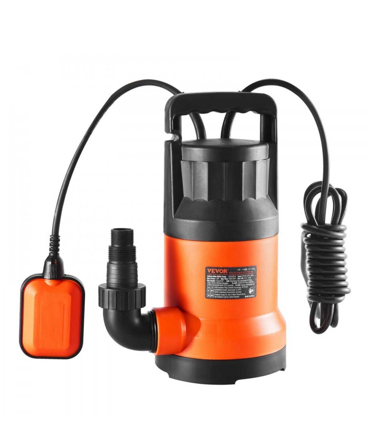 VEVOR Utility Pump, 1 HP, 4000 GPH High Flow, 31 ft Head…. VEVOR Utility Pump, 1 HP, 4000 GPH High Flow, 31 ft Head….