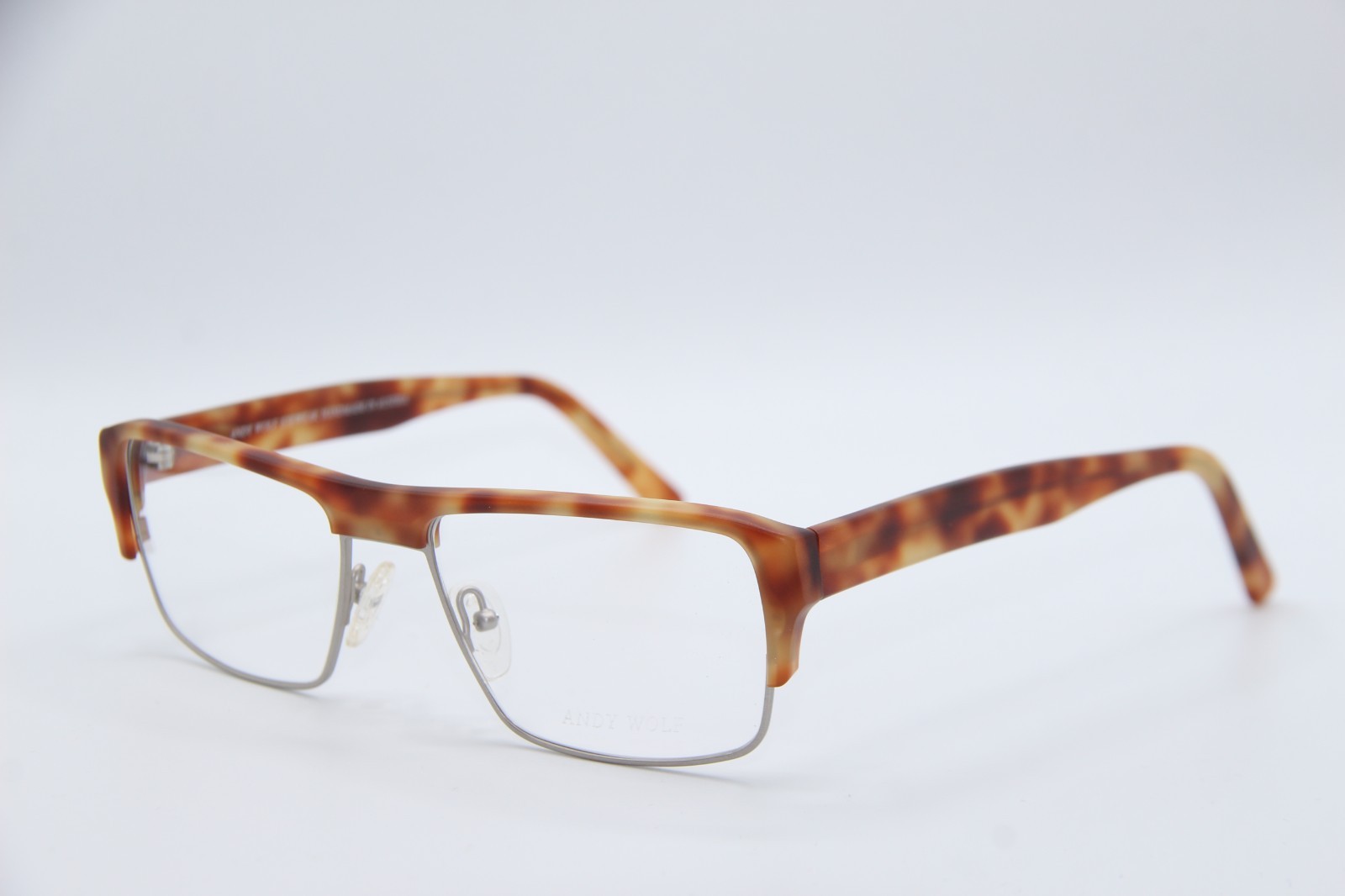 NEW ANDY WOLF 4477 COL. H TORTOISE AUTHENTIC EYEGLASSES 54-17