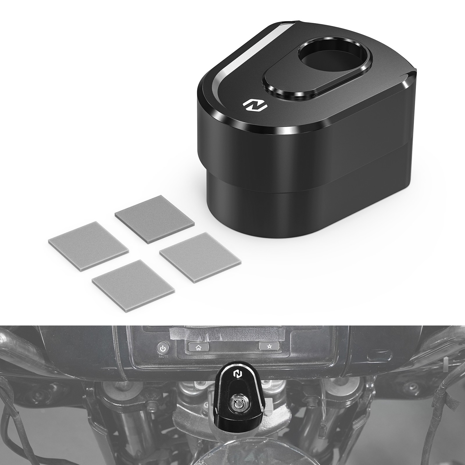 NICECNC Ignition Switch Cover For Harley Street Glide Special FLHXS/FLHX 17-23