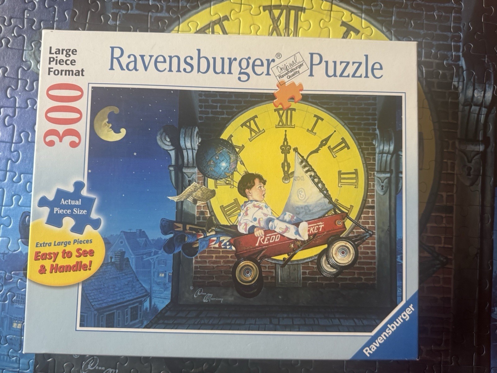 Ravensburger Puzzle - 300 Pieces Complete A SUDDEN GUST Ravensburger Puzzle - 300 Pieces Complete A SUDDEN GUST