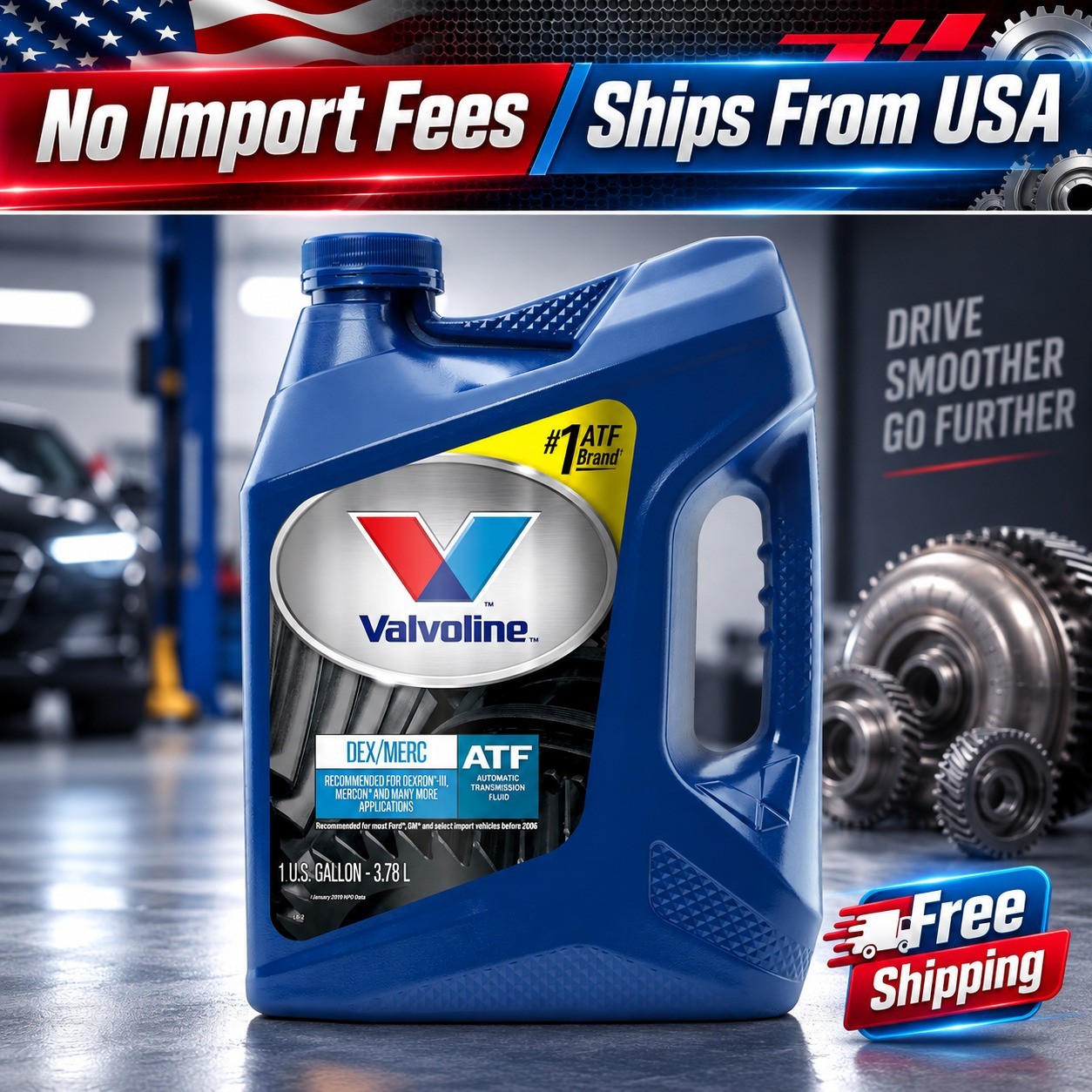 Valvoline Dex/Merc Automatic Transmission Fluid ATF 1 Gallon