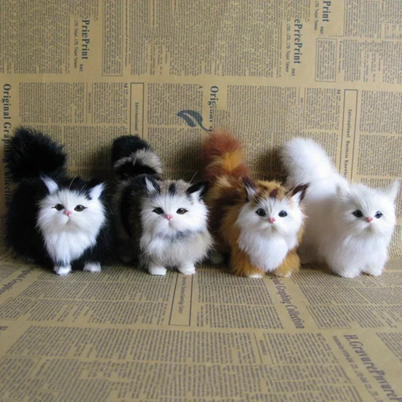 Realistic Plush Kitten – Soft & Lifelike Stuffed Cat Toy, Perfect Gift for Kids Realistic Plush Kitten – Soft & Lifelike Stuffed Cat Toy, Perfect Gift for Kids