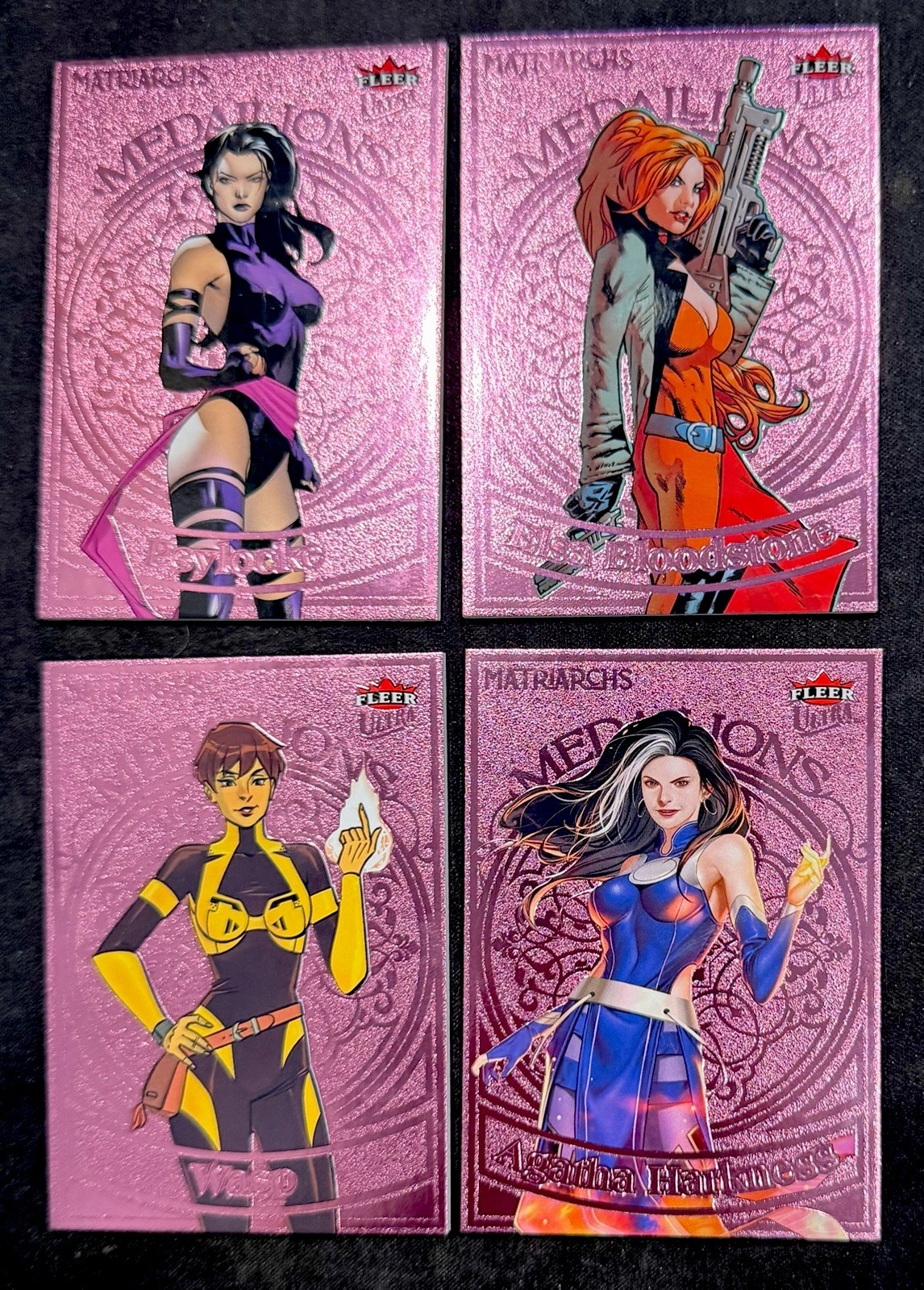 2024 Fleer Ultra Matriarchs of Marvel - PINK MEDALLIONS Insert - You Pick 2024 Fleer Ultra Matriarchs of Marvel - PINK MEDALLIONS Insert - You Pick