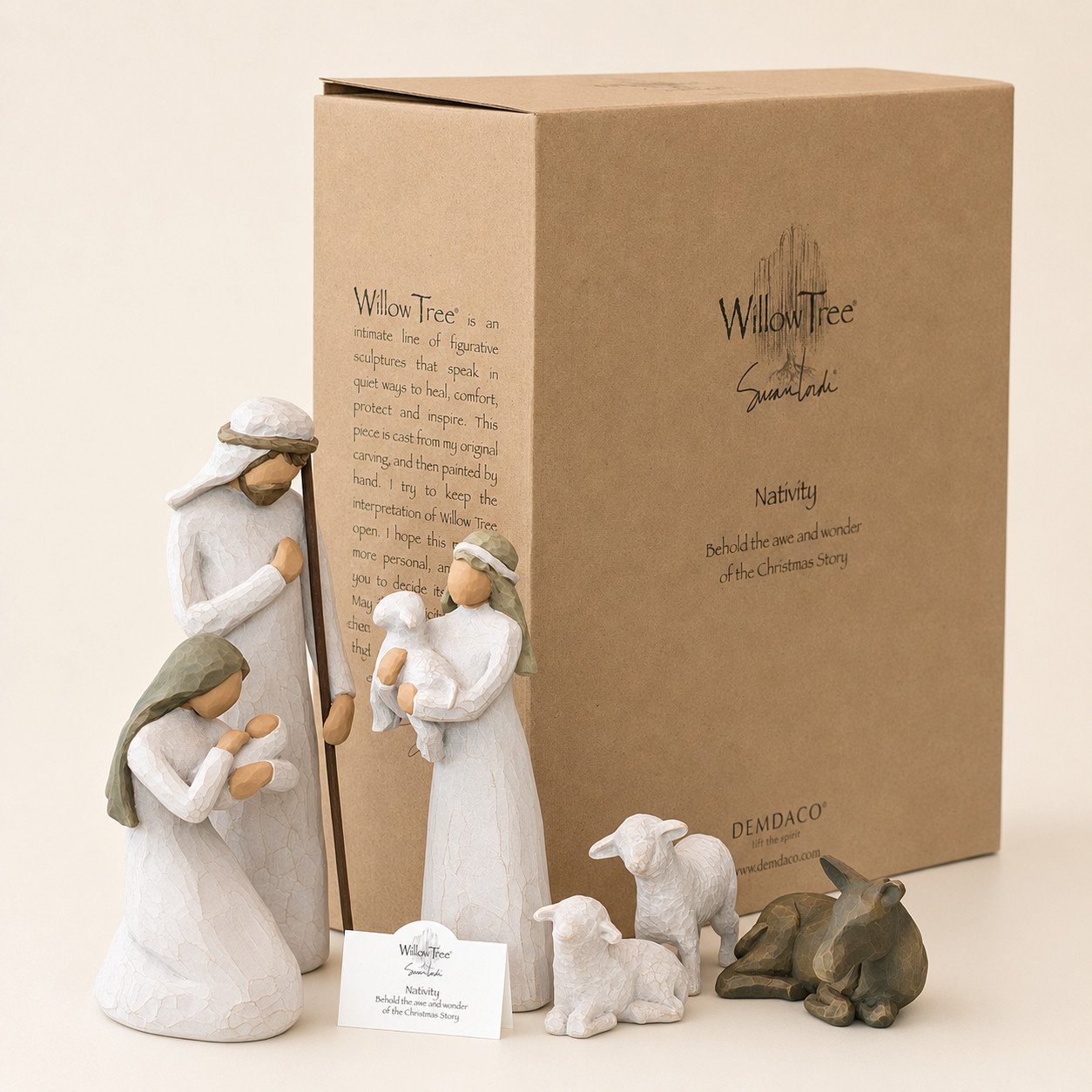 Nativity Set_6 pieces/ Willow Tree Nativity Figurines, hand-painted figures Nativity Set_6 pieces/ Willow Tree Nativity Figurines, hand-painted figures
