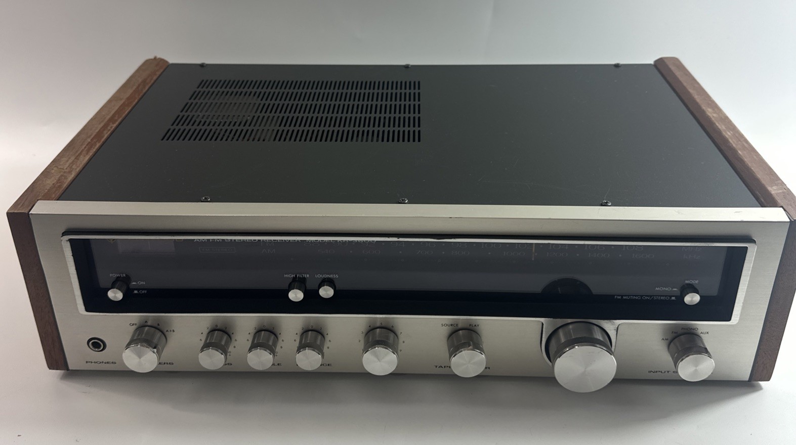Kenwood KR-3600 AM/FM Stereo Receiver – Vintage 1970s  Working