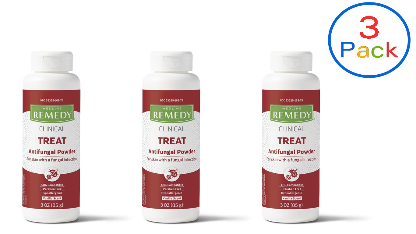 Medline Remedy Phytoplex Antifungal Powder with 2%, 3oz- 3 Pack Medline Remedy Phytoplex Antifungal Powder with 2%, 3oz- 3 Pack