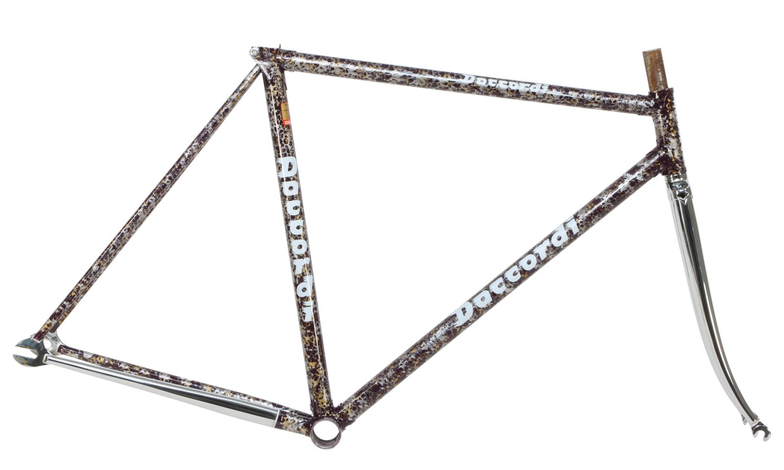 Daccordi Original Pista Track Frameset 51cm Columbus SLX Purple Marble NOS Daccordi Original Pista Track Frameset 51cm Columbus SLX Purple Marble NOS