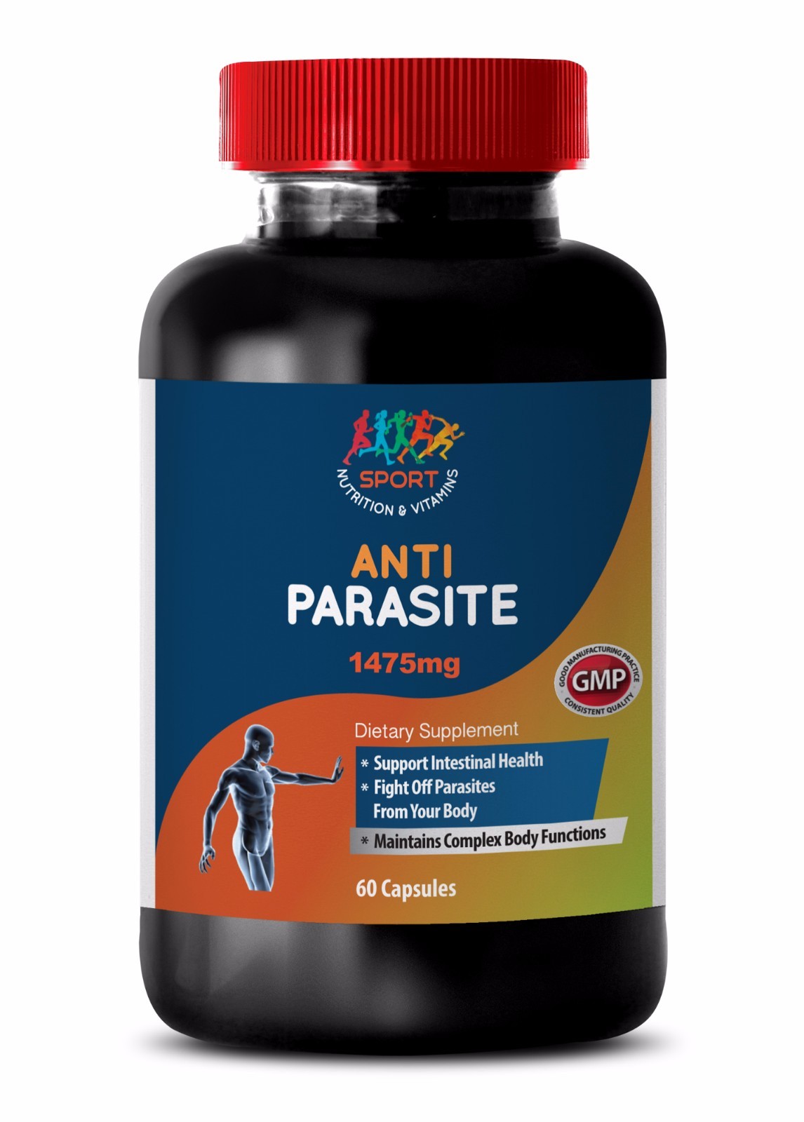 Helps Expel Intestinal Worms - Anti Parasite Solution 1475mg - Kill Parasites 1B