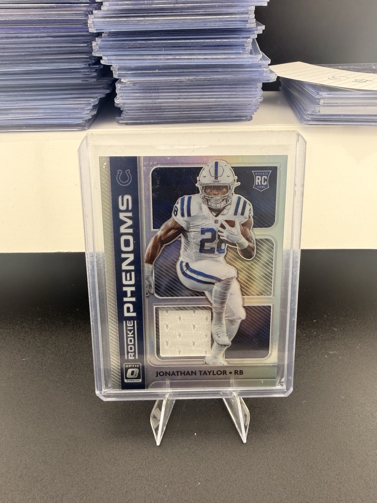 2020 Panini Donruss Optic - Rookie Phenoms Jonathan Taylor #RP-17 (MEM, RC)