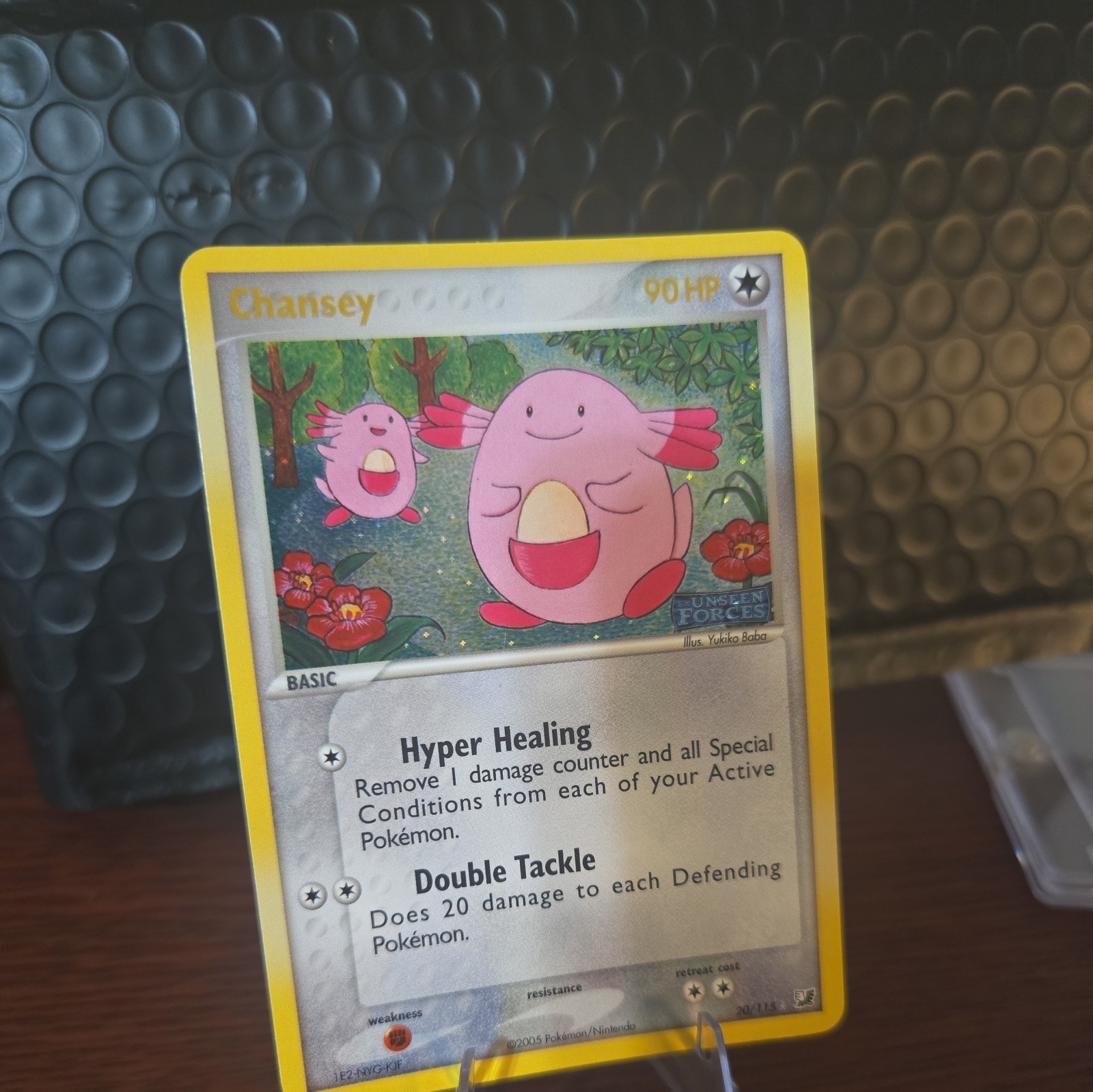 Chansey Unseen Forces Holo Pokémon Card