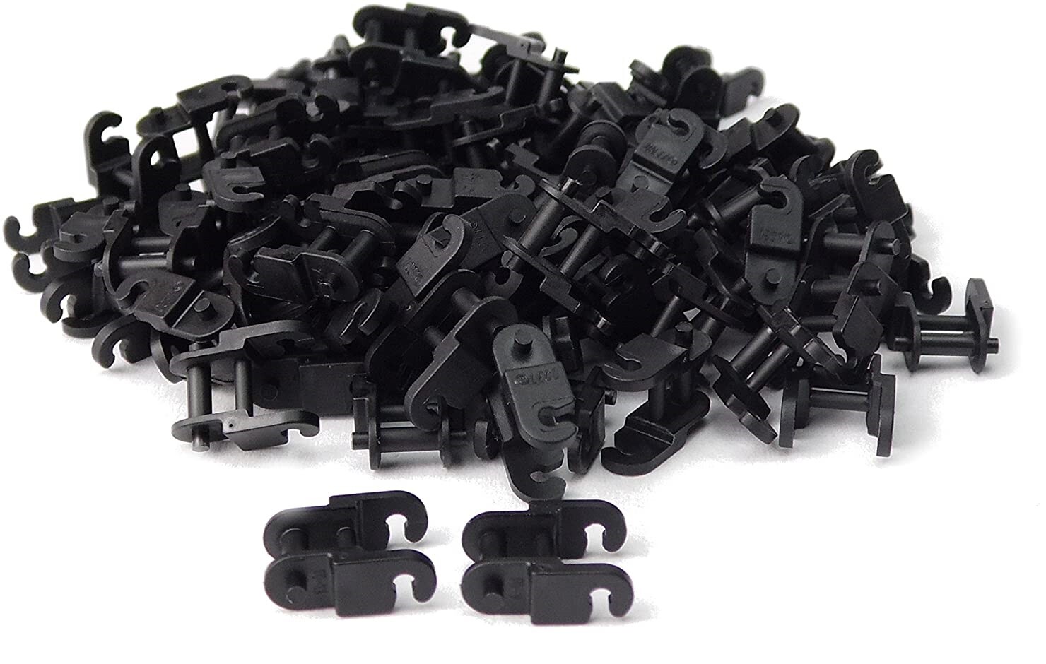 ☀️AUTHENTIC LEGO New Black Technic Link Chain Link 100x Pieces tank track tread