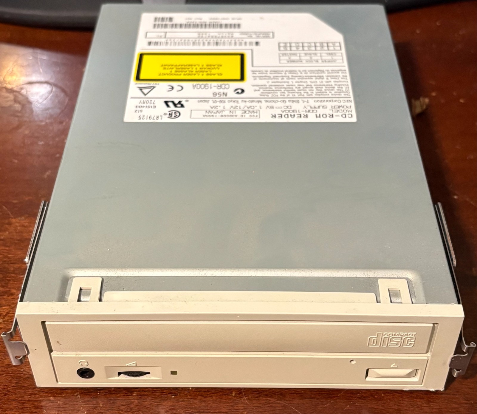 NEC CDR-1900A Internal IED CD-ROM Drive 32x - NEC CDR-1900A Internal IED CD-ROM Drive 32x -