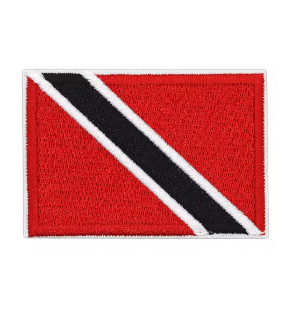 Trinidad and Tobago TTO Flag Patch Embroidered Iron-On 