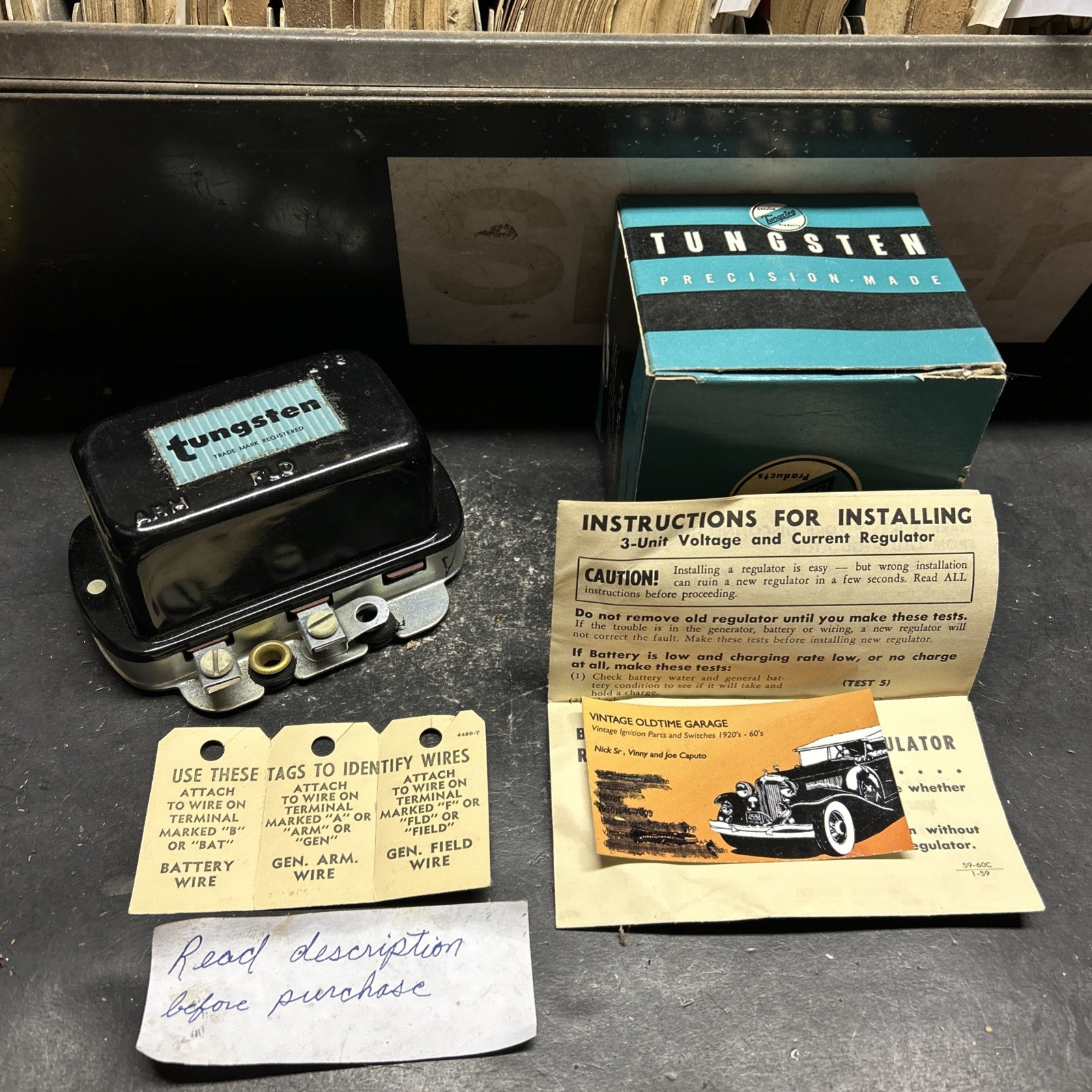 1940 1941 1942 1947 1948 1949 1950 1951 1952 1953 1954 DODGE VOLTAGE REGULATOR