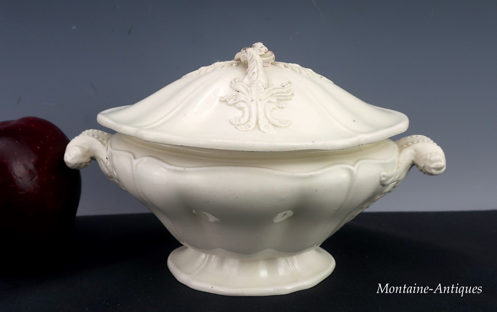 Georgian Creamware Sauce Tureen 18th cent Georgian Creamware Sauce Tureen 18th cent