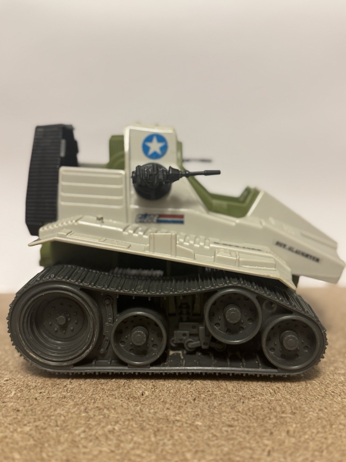 Vintage 1986 GI Joe Sgt Slaughter\'s TRIPLE T Tank Vehicle ARAH Hasbro Incomplete