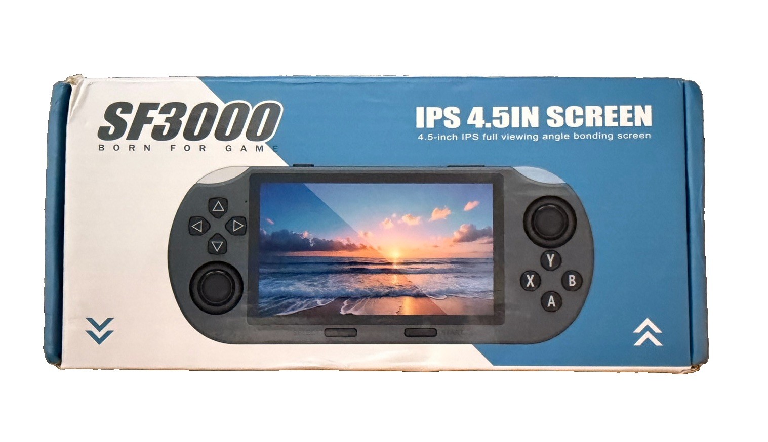 New SF3000 Retro Game Handheld Console Player Emulator 4.5 Inch With 20000 Games