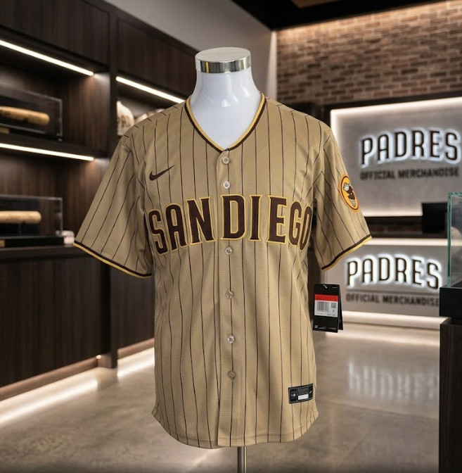 San Diego Padres Fernando Tatis Jr #23 Jersey. Brown Size S-3XL NEW