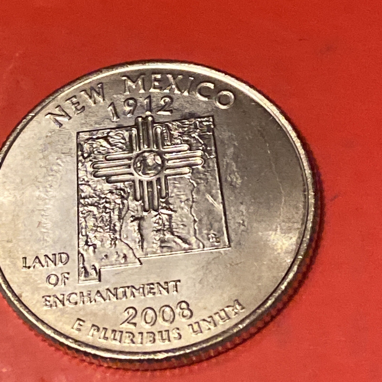 2008-P New Mexico 50 States Quarter • Buy 10 Get 35% Off • #260212 • BU