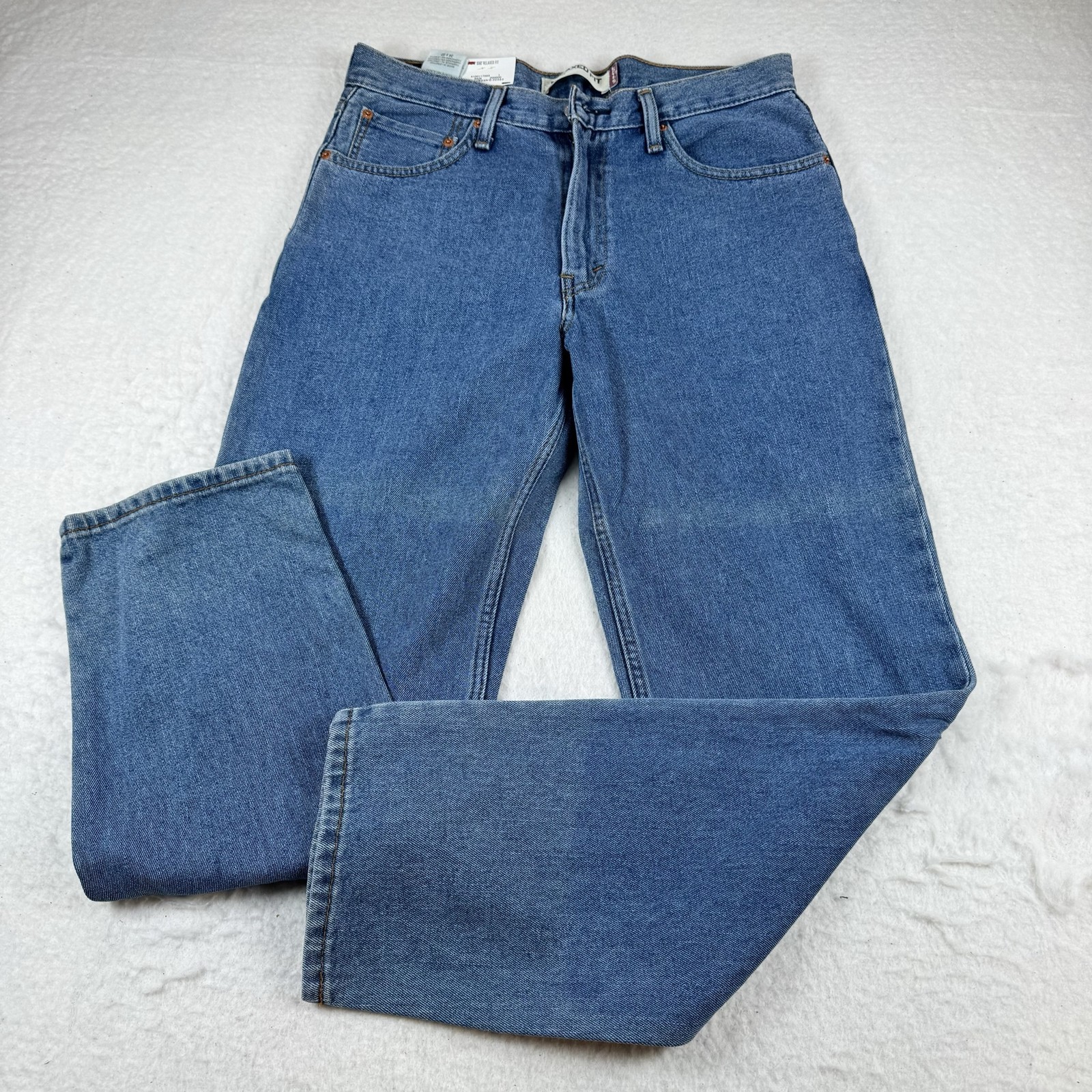 Levi\'s 550 Jeans Mens Size 34x32 Blue Relaxed Tapered Medium Wash Denim Casual