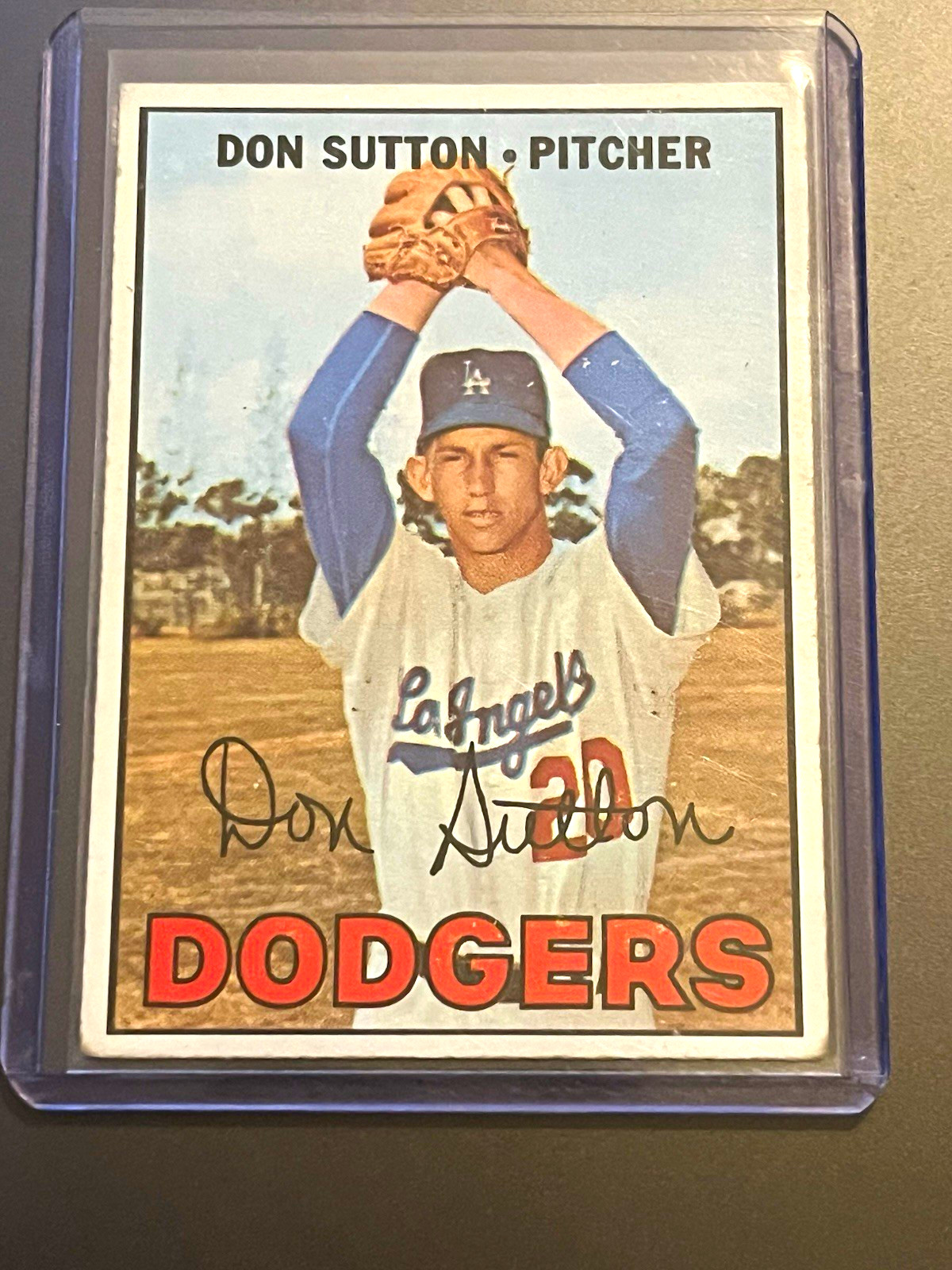 Topps 1967 Don Sutton #445 Base Set - Los Angeles Dodgers MLB Baseball Card