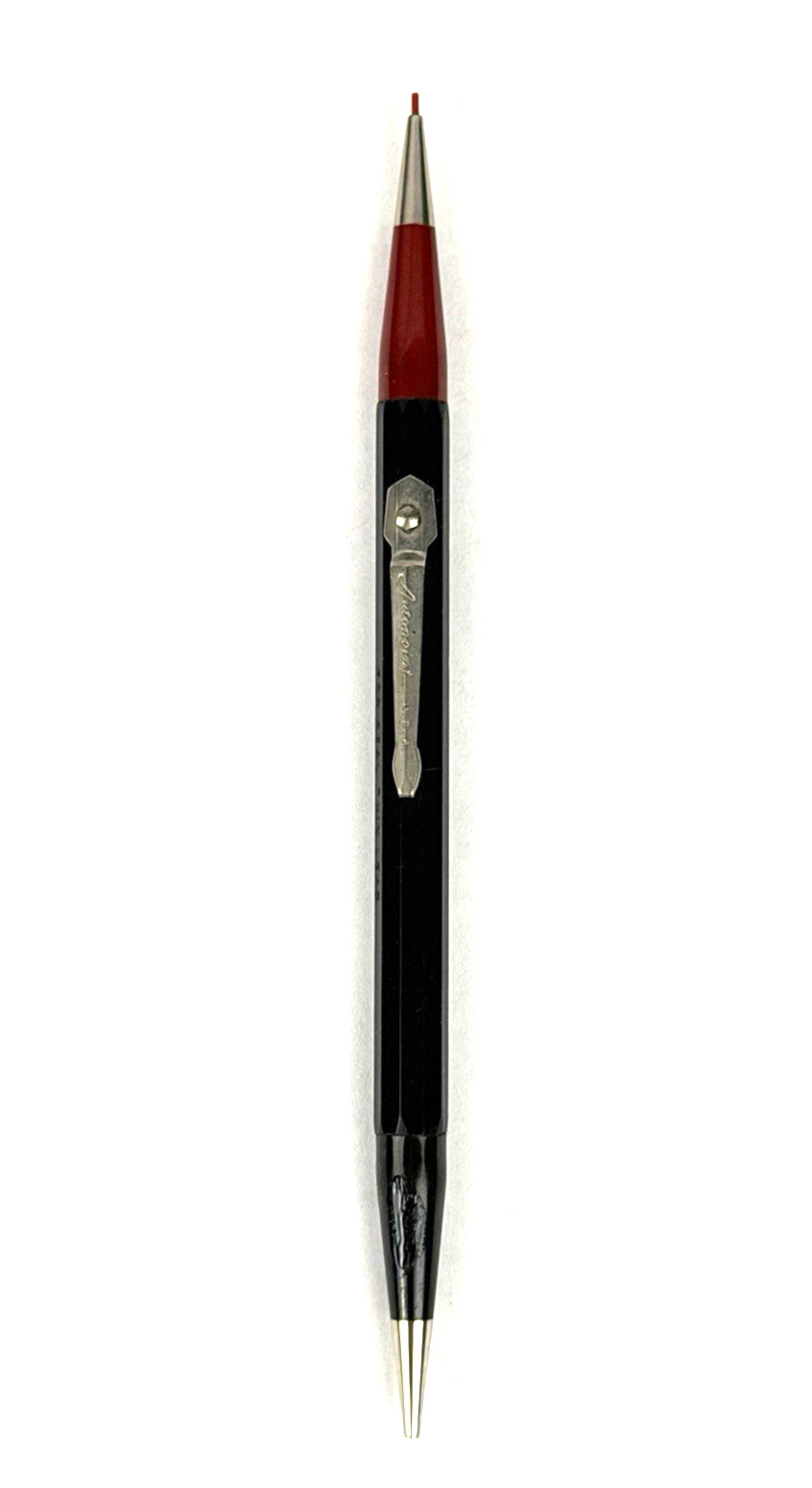 Vintage Double Ended Autopoint Twinpoint Mechanical Pencil Red Black