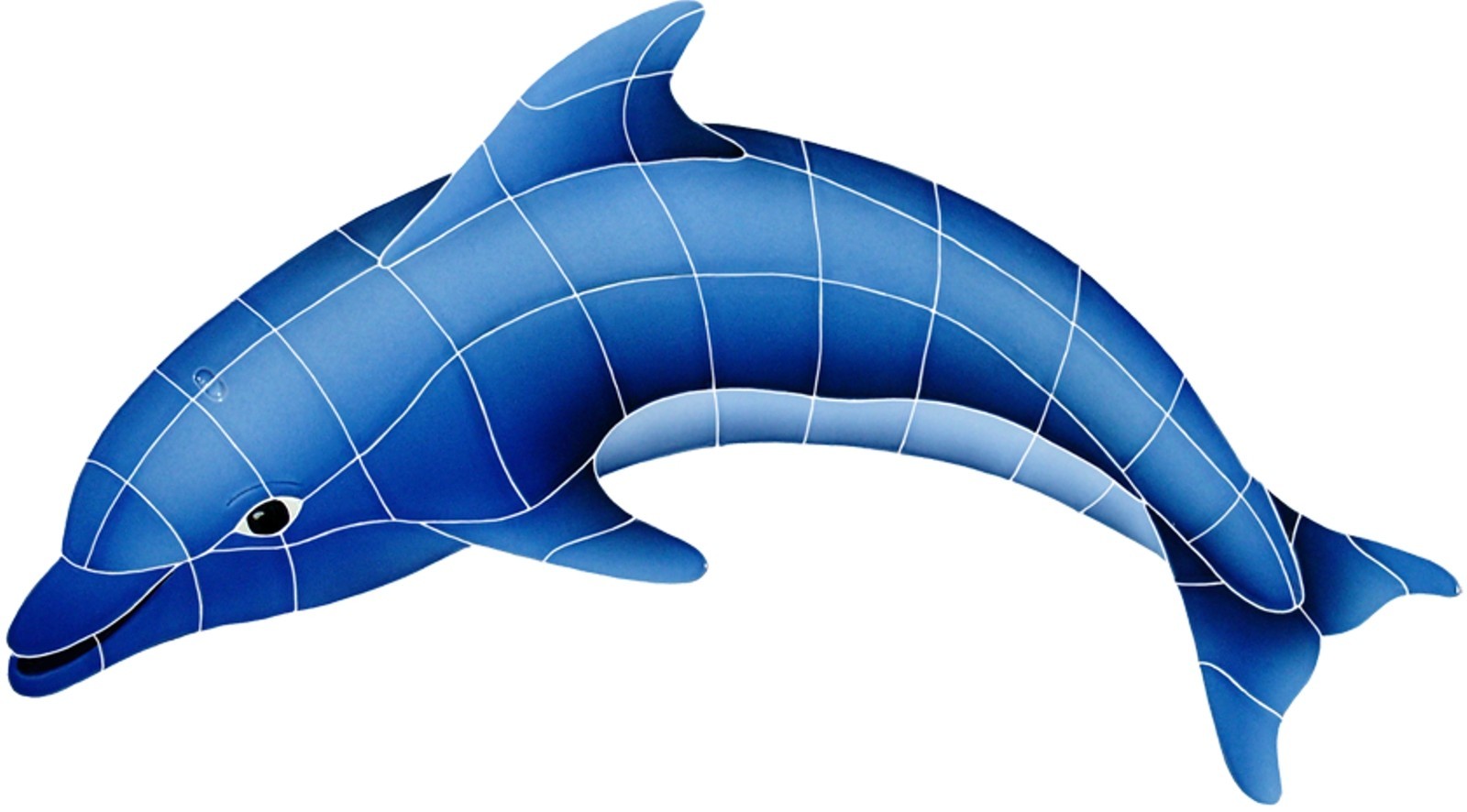 Mosaic Dolphins and Beach Balls for Swimming Pool or Wall  - many choices