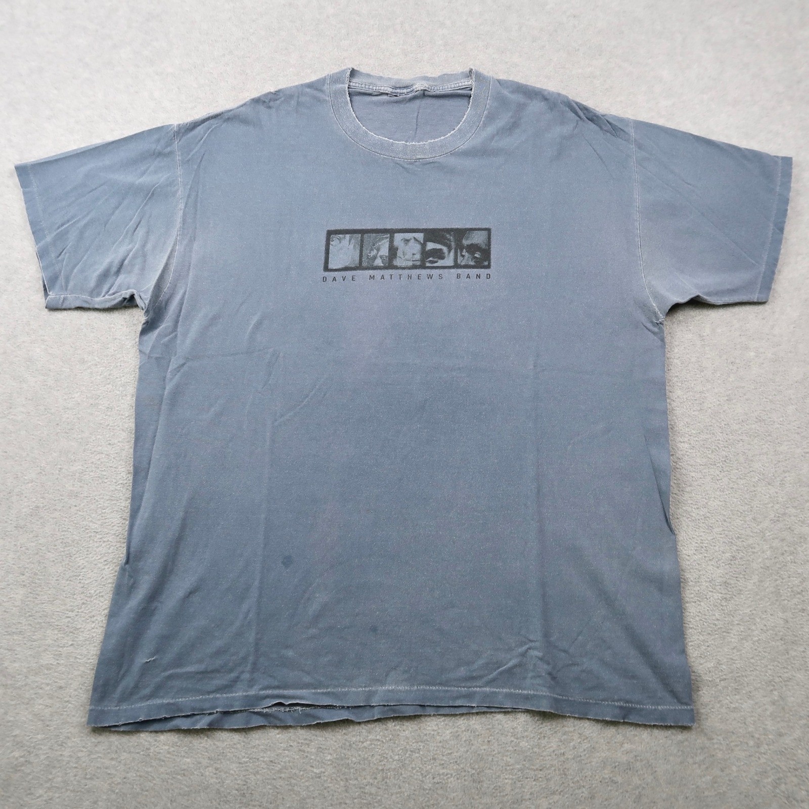 VTG 90s Dave Matthews Band XL Before These Crowded Streets Faded Blue Distressed