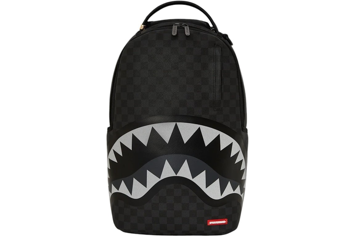 Sprayground Lights Out Sharks In Paris Backpack Black Gray Brand New With Tags