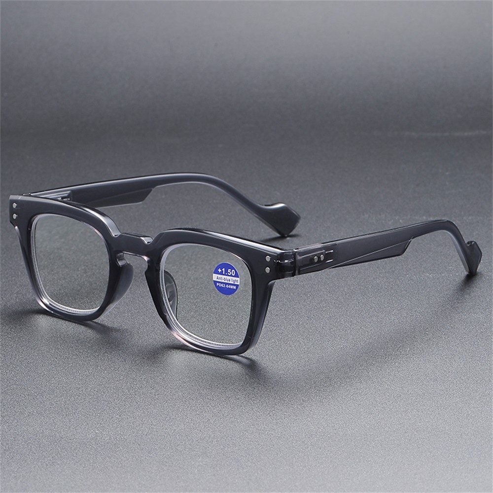 Stylish Bold Frame Reading Glasses Retro Computer Reader Anti Blue Light Eyewear