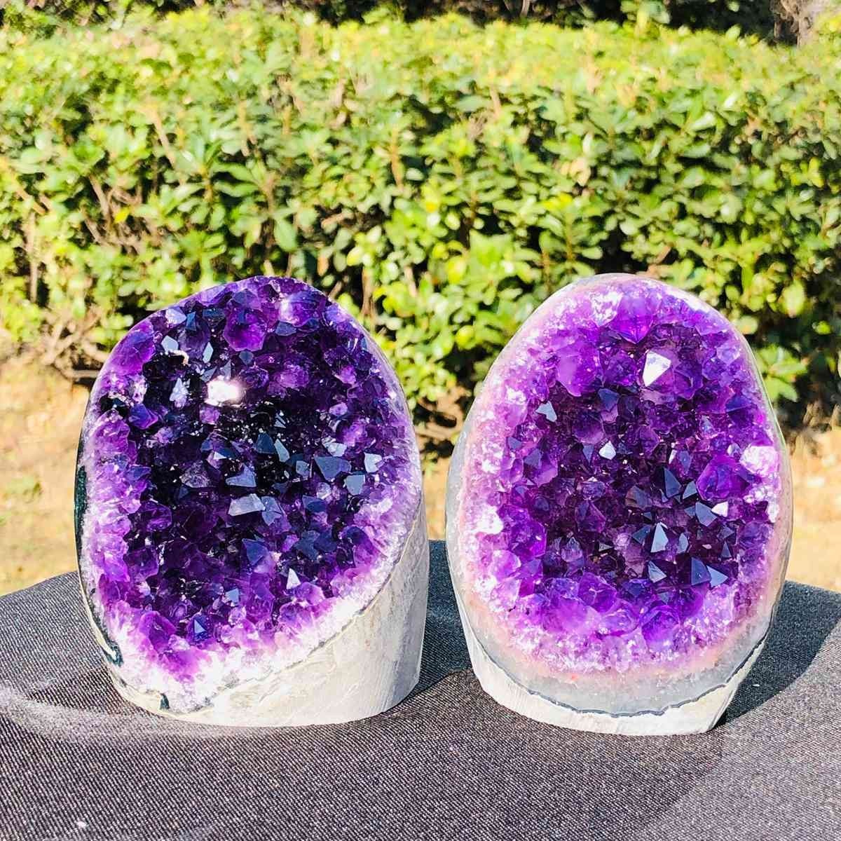 990g+880g grams of natural purple crystal cave mineral specimen MH3152