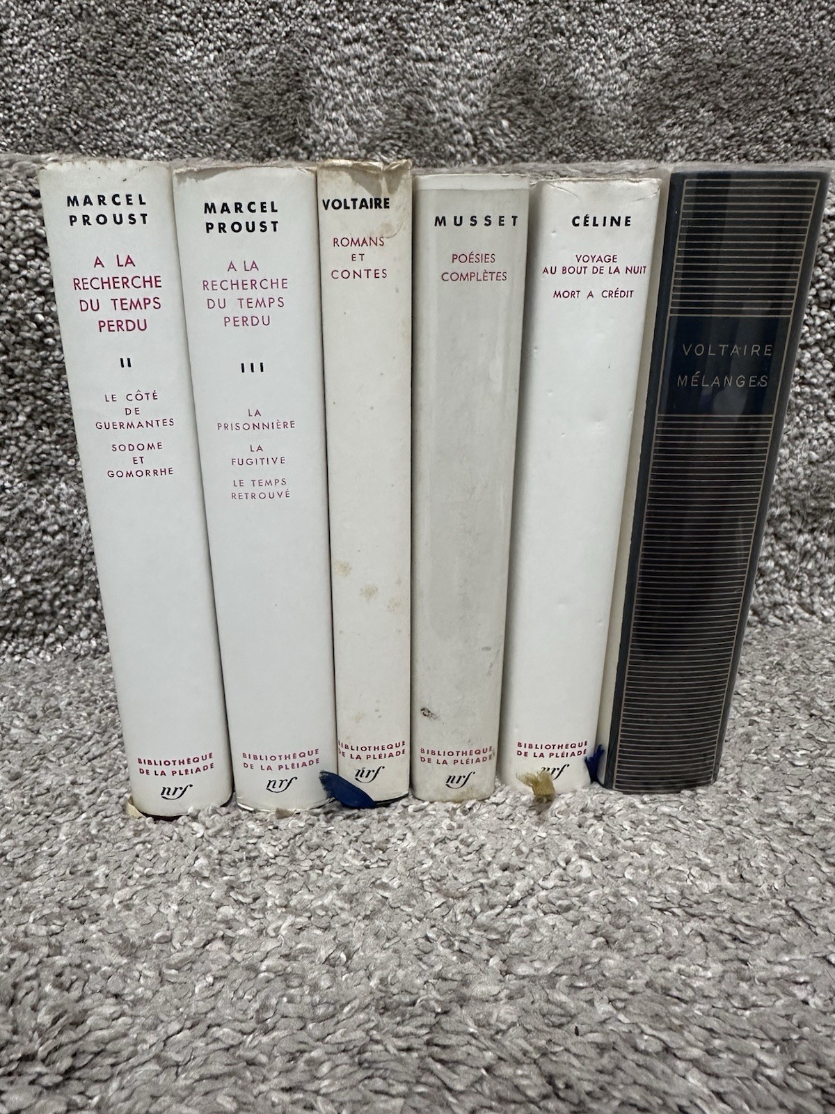 Bibliothèque de la Pléiade French Hardcover Books Lot Of 6 Bibliothèque de la Pléiade French Hardcover Books Lot Of 6