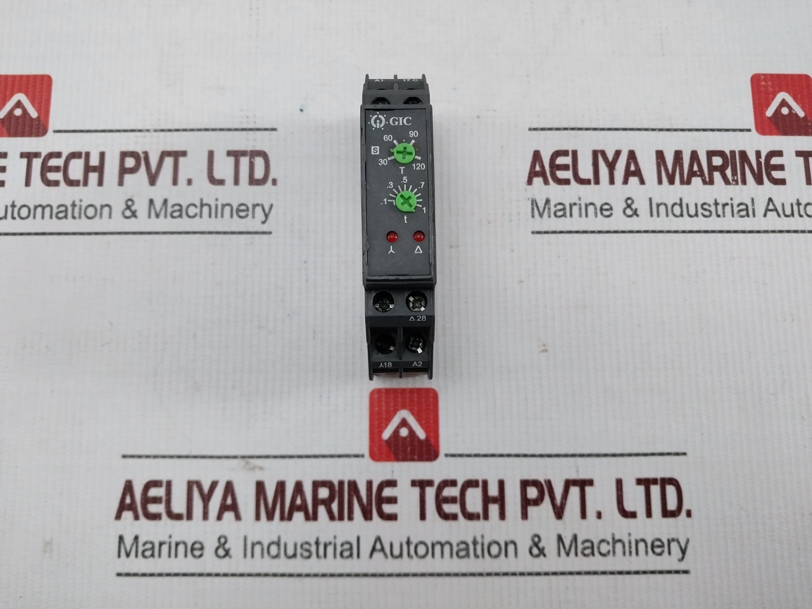 GIC 12SDT0 Electronic Timer Relay Module MICON 175 Star-Delta 240VAC 50/60Hz