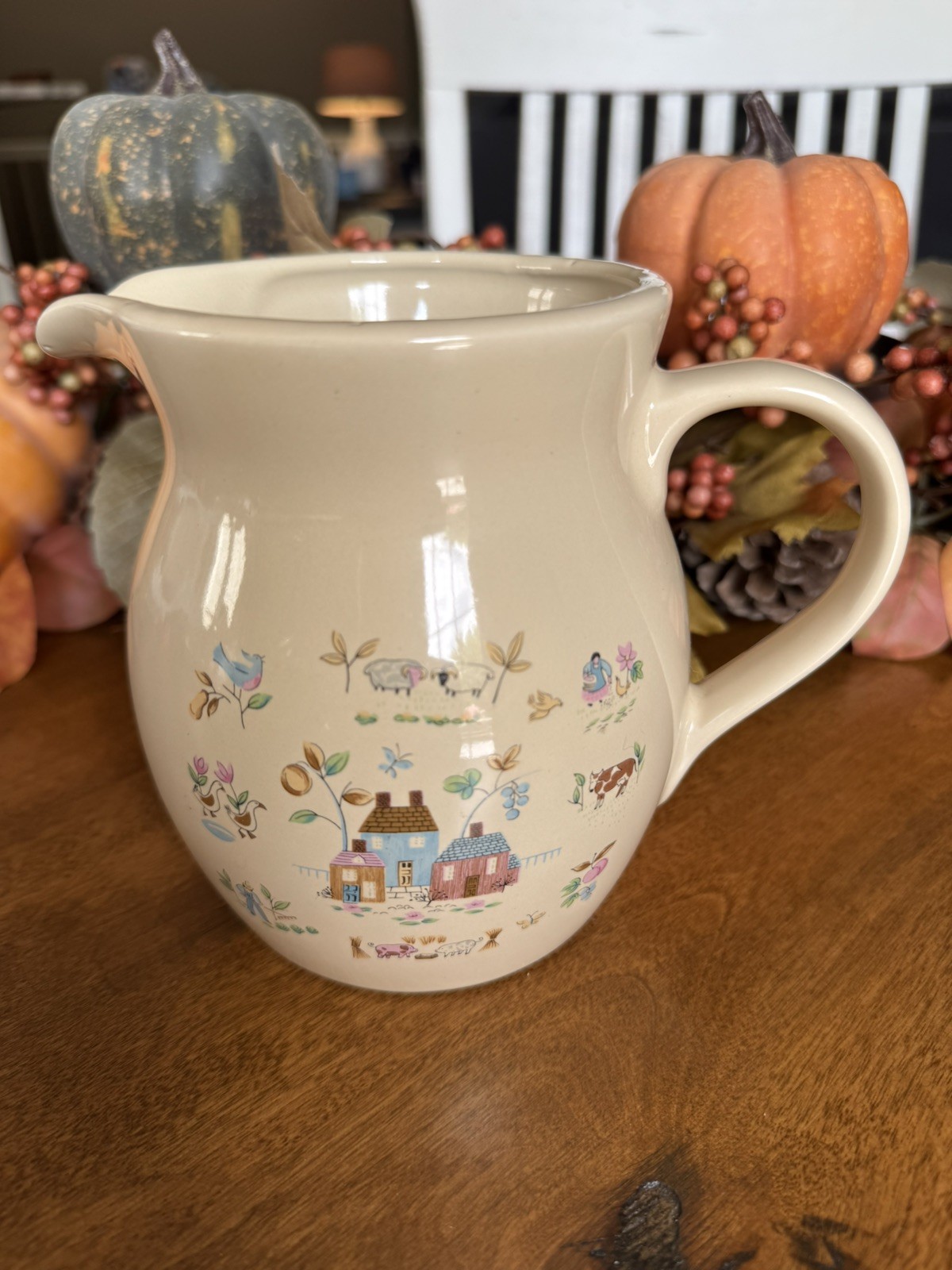 Vintage International Heartland Stoneware Pitcher 6 Vintage International Heartland Stoneware Pitcher 6