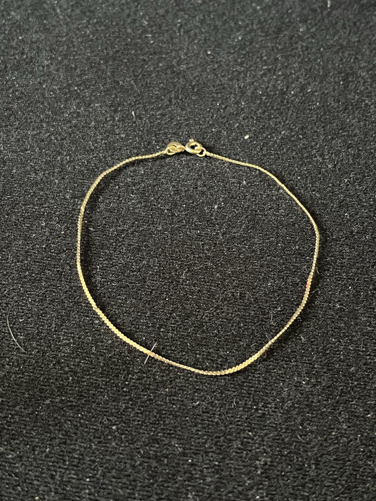 Vintage Italian Gold 1 Gm 14k   Bracelet Serpentine Link 6”