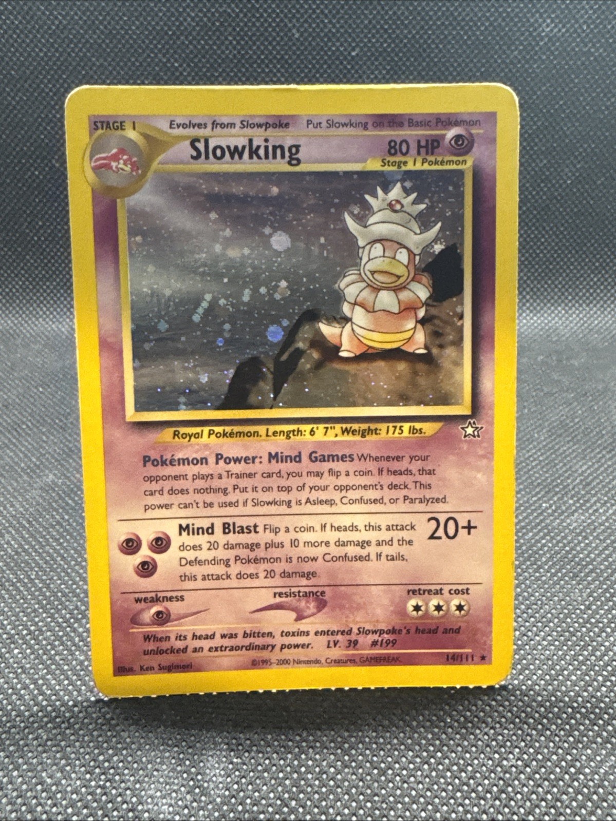 Slowking 14/111 Neo Genesis Holo MP Pokemon TCG Slowking 14/111 Neo Genesis Holo MP Pokemon TCG