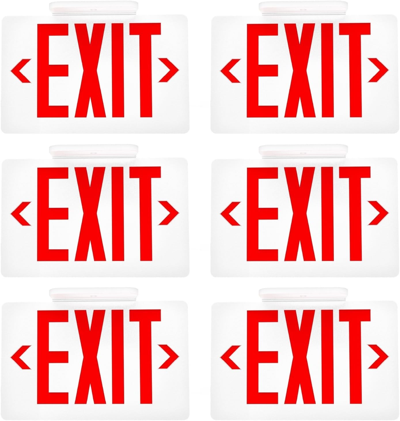 VEVOR 6 Pack Exit Sign Emergency Light I have 3 boxes VEVOR 6 Pack Exit Sign Emergency Light I have 3 boxes