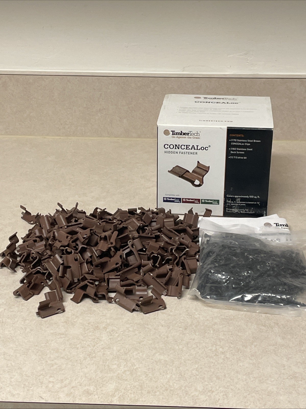 TimberTech - CONCEALoc Hidden Fastener - 175pc 100sq. ft - New Open Box