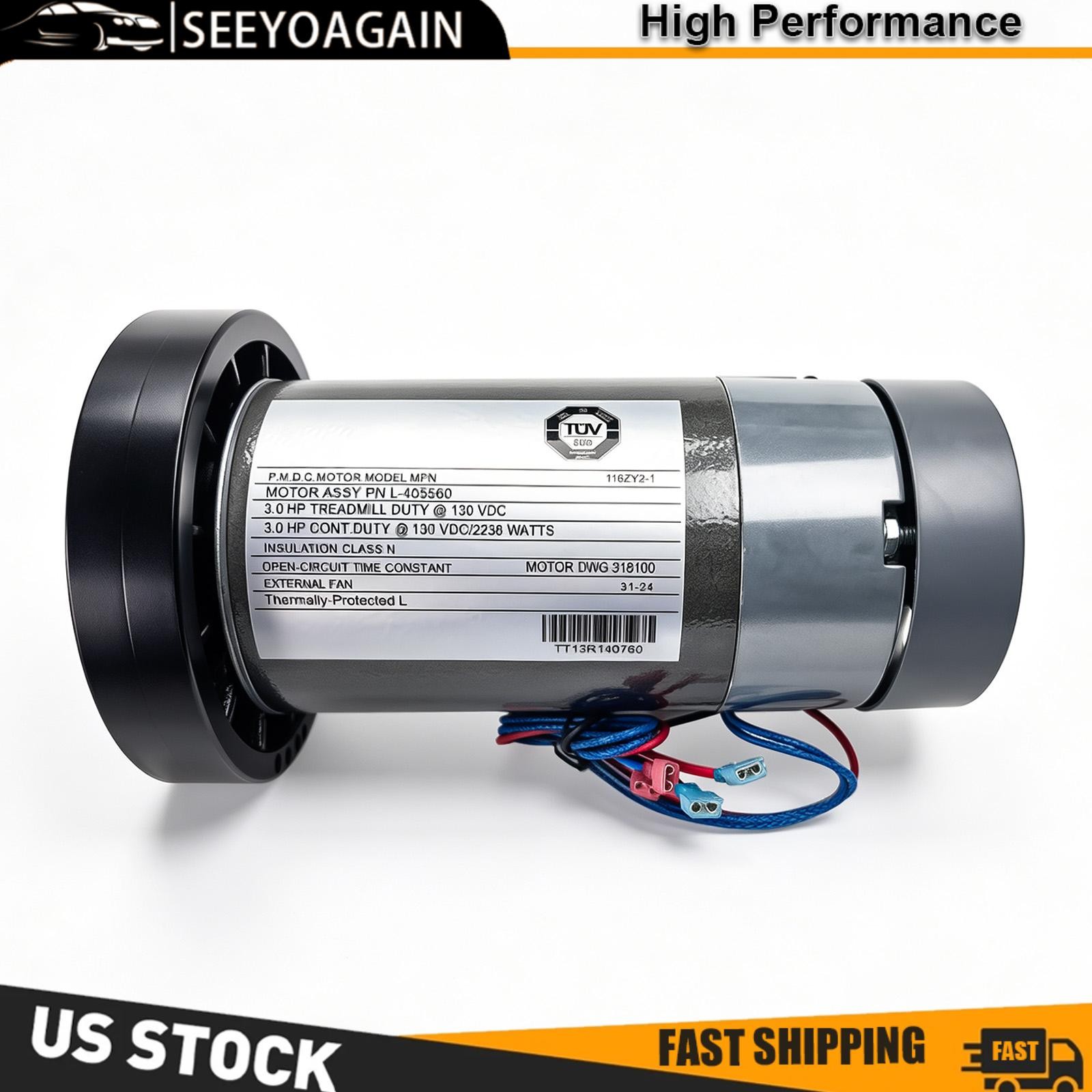 Treadmill DC Drive Motor with Flywheel M-405560 For NordicTrack Replacement Treadmill DC Drive Motor with Flywheel M-405560 For NordicTrack Replacement