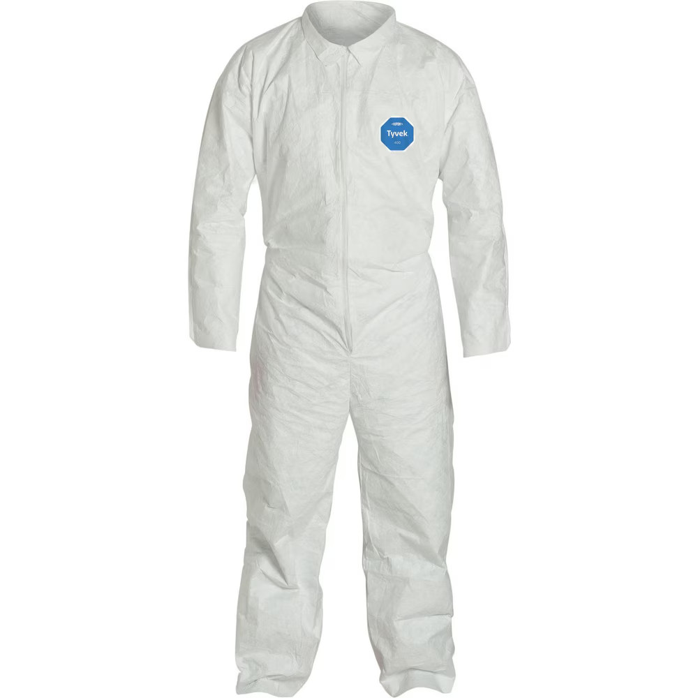DUPONT  Disposable Coveralls Particle Protection  Sz L  Qty 25  TY120SWHLG002500