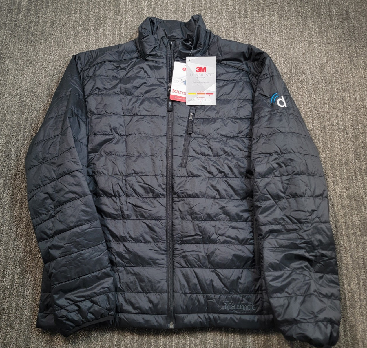 NEW Marmot Calen Resort Jacket 3M Black Full Zip Men\'s Size Large Outdoor