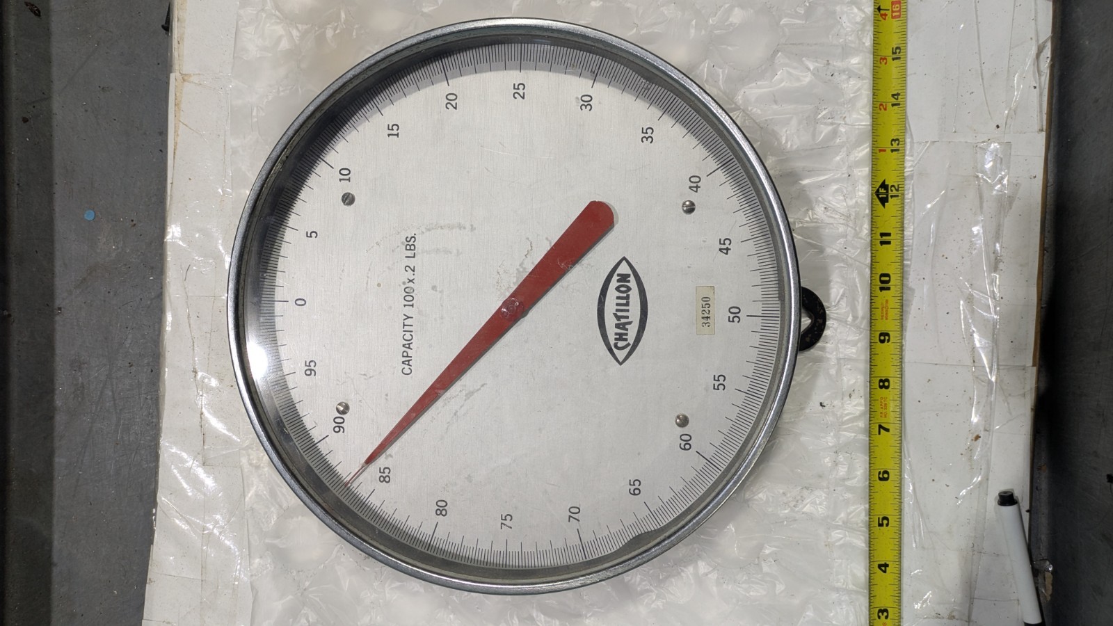 CHATILLON CAPACITY 100X2 LBS 34250