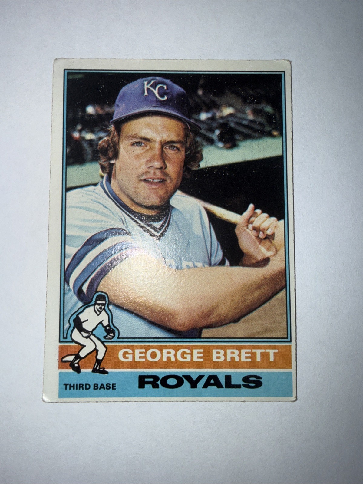 Topps 1976 Topps #19 George Brett Kansas City Royals Base Set Baseball Card