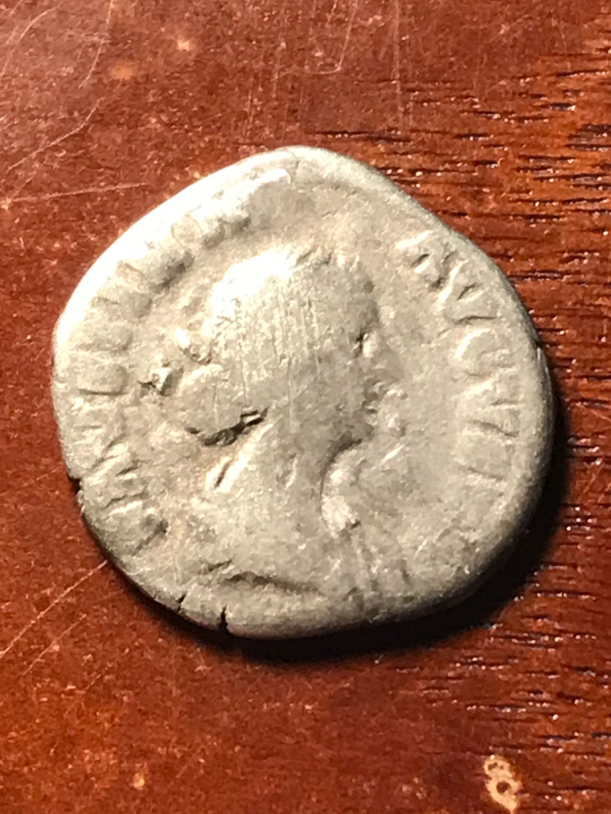 Roman Diva Faustina Denarius Roman Diva Faustina Denarius