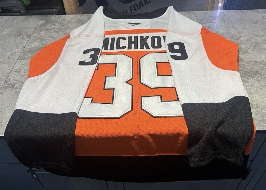 NWT Fanatics Matvei Michkov Philadelphia Flyers Jersey Size 52 Large