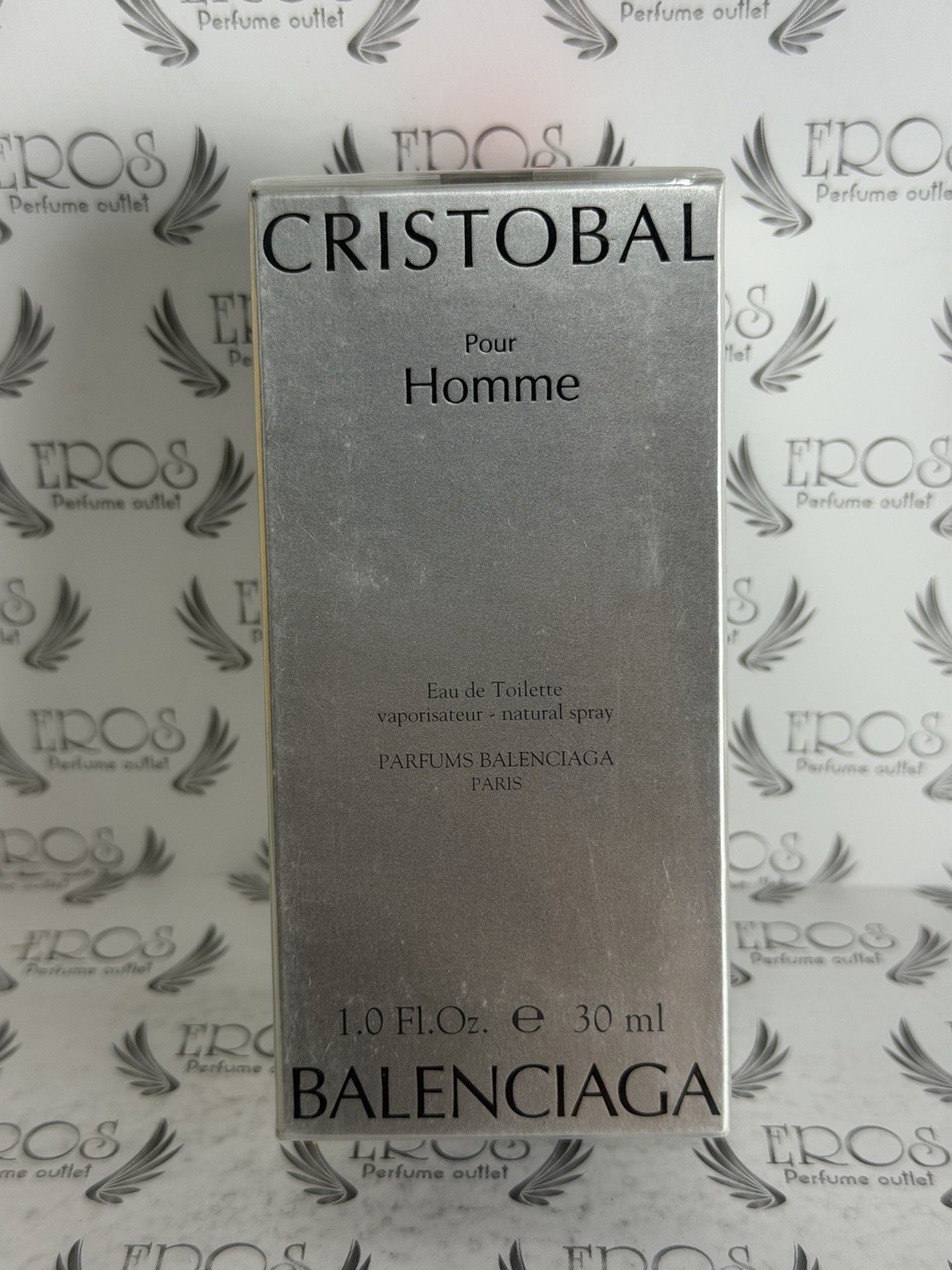 Cristobal Pour Homme Balenciaga 1oz/30ml EDT DISCONTINUED, SEALED-RARE-VINTAGE